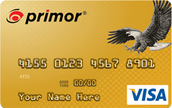 primor® Secured Visa Gold Card