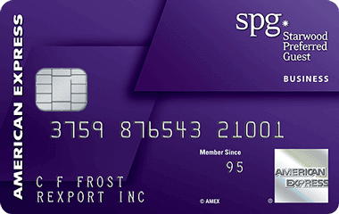 Starwood Preferred Guest Credit Card from American Express Business