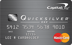 Capital One® QuicksilverOne® Cash Rewards Credit Card