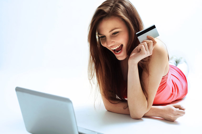 Online Shopping with a credit card