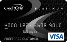 Credit One Platinum Visa Credit Card