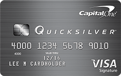 Capital One® Quicksilver® Cash Rewards Credit Card