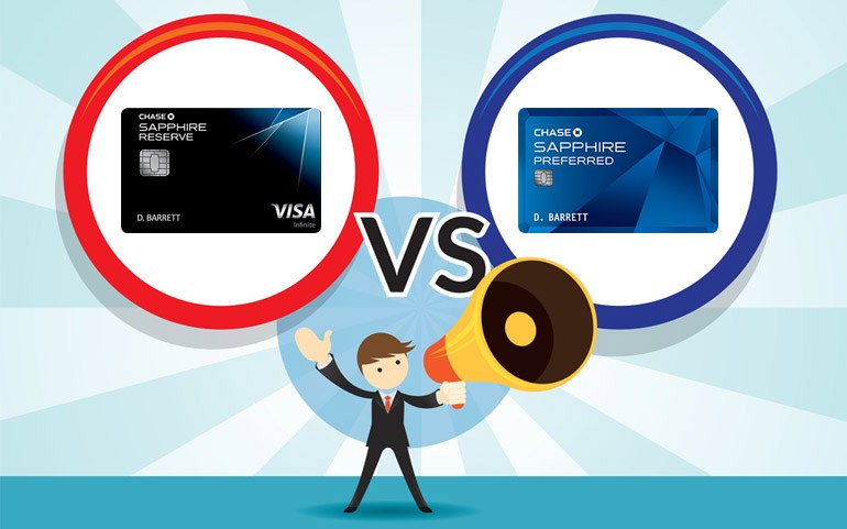 Chase Sapphire Reserve vs Chase Sapphire Preferred