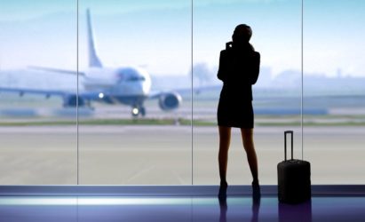 woman at airport