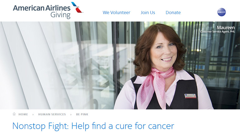 Earn AAdvantage Miles by Supporting Breast Cancer Research