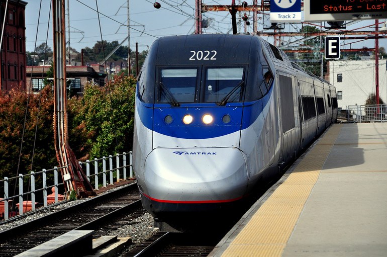 Amtrak train