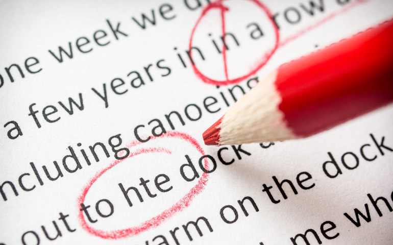 Proofreading red pencil