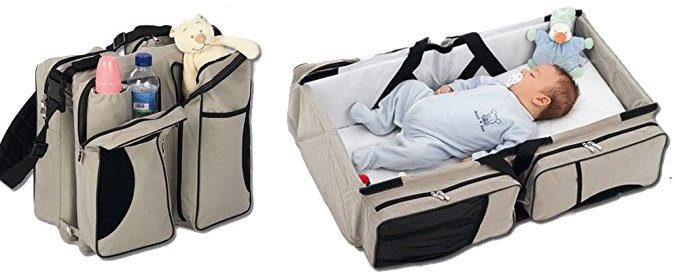 Diaper Bag that Transforms Into a Change Station