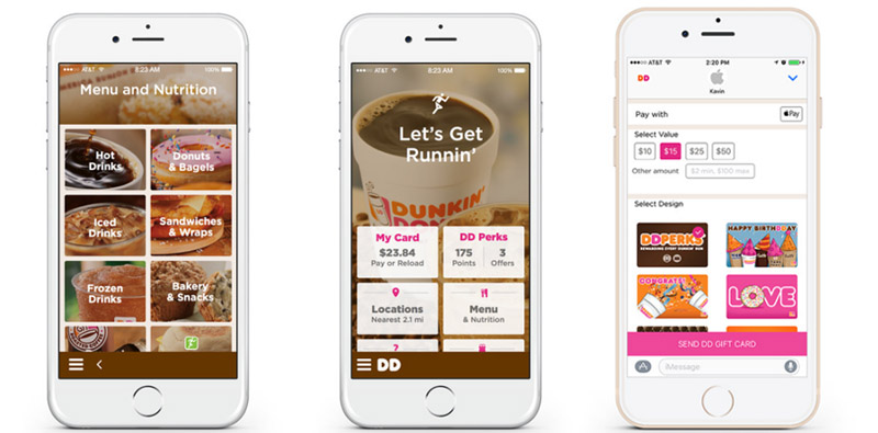 Dunkin' Donuts app
