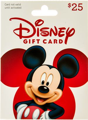 Disney gift card