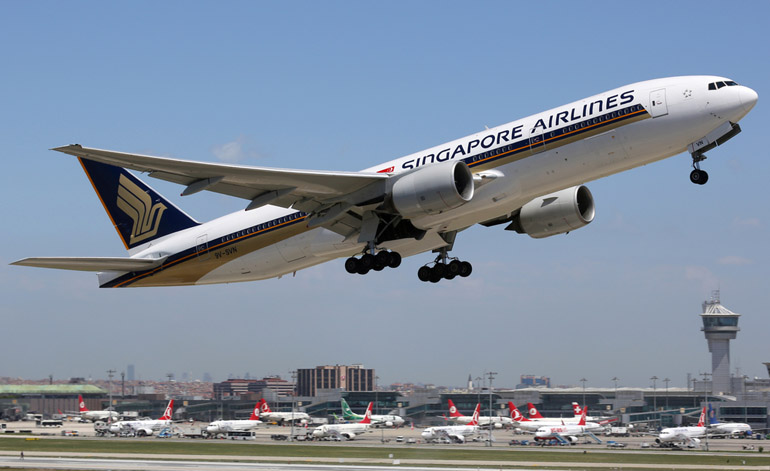 Singapore Airlines plane