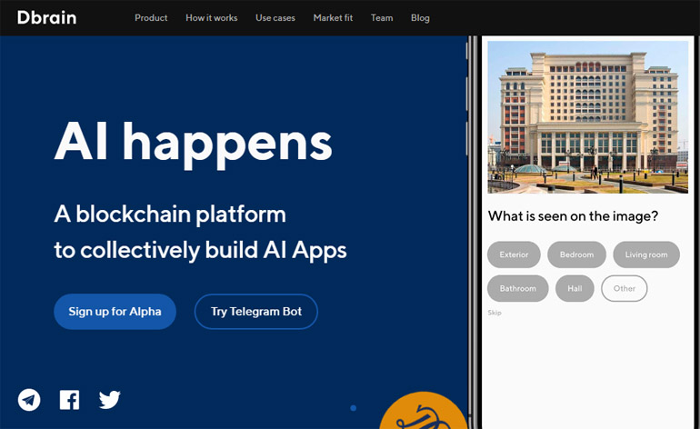 Dbrain blockchain platform