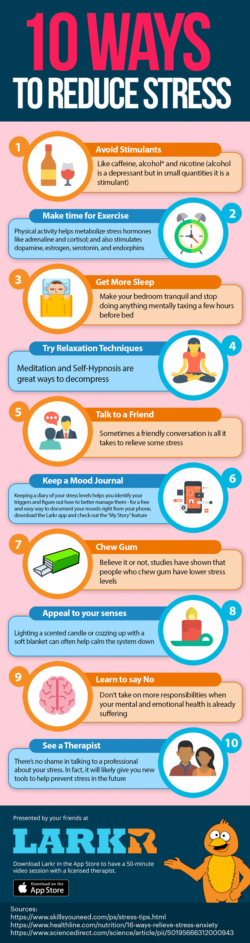 10 Ways to Reduce Stress