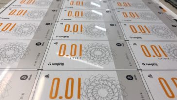 Bitcoin physical notes