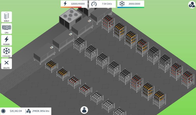 Blockchain Tycoon game